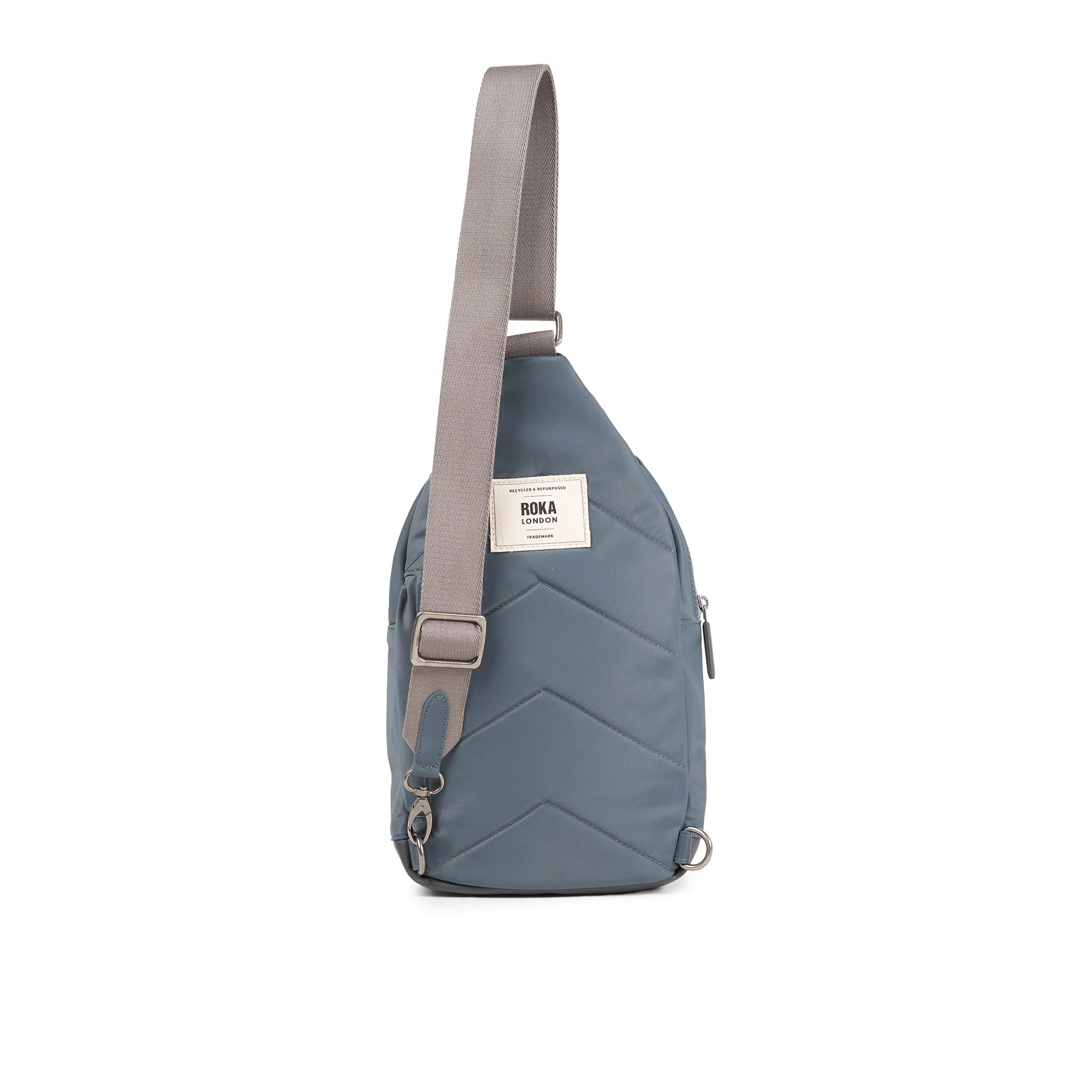 ROKA Willesden B Large Recycled Nylon Bag | Grey Tonal