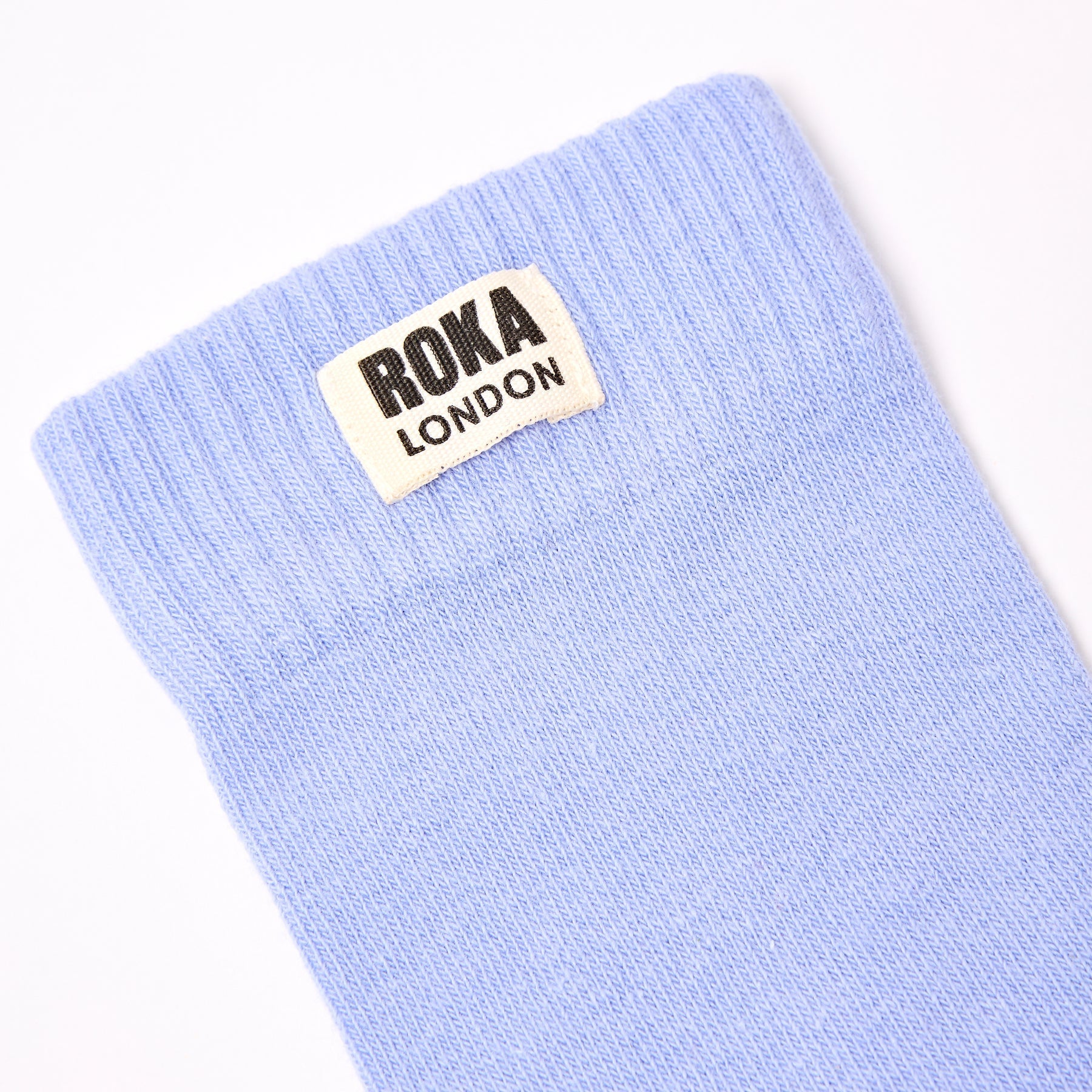 ROKA Wimbledon Organic Cotton Crew Socks | Thistle