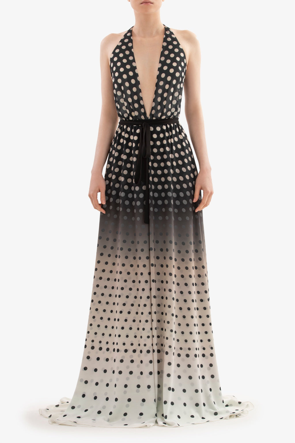 Gradient printed dress