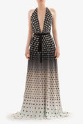 Gradient printed dress