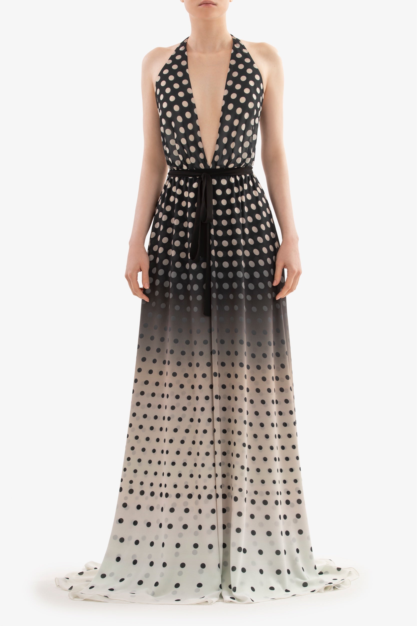 Gradient printed dress