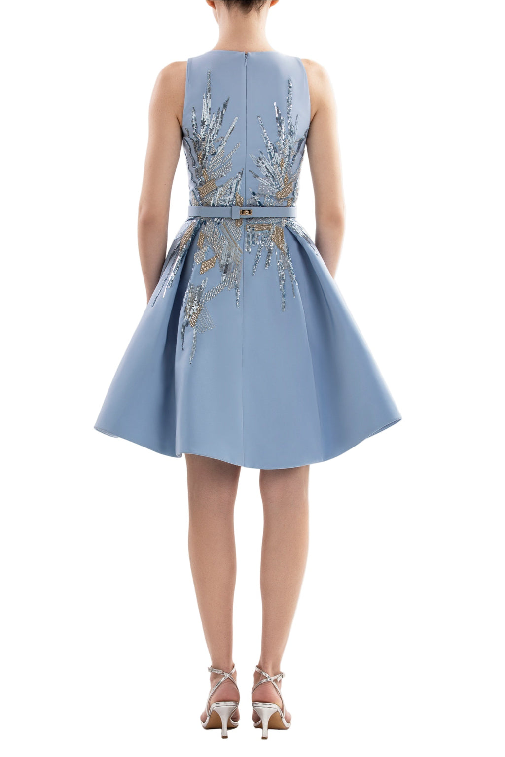 SHORT EMBROIDERED DRESS