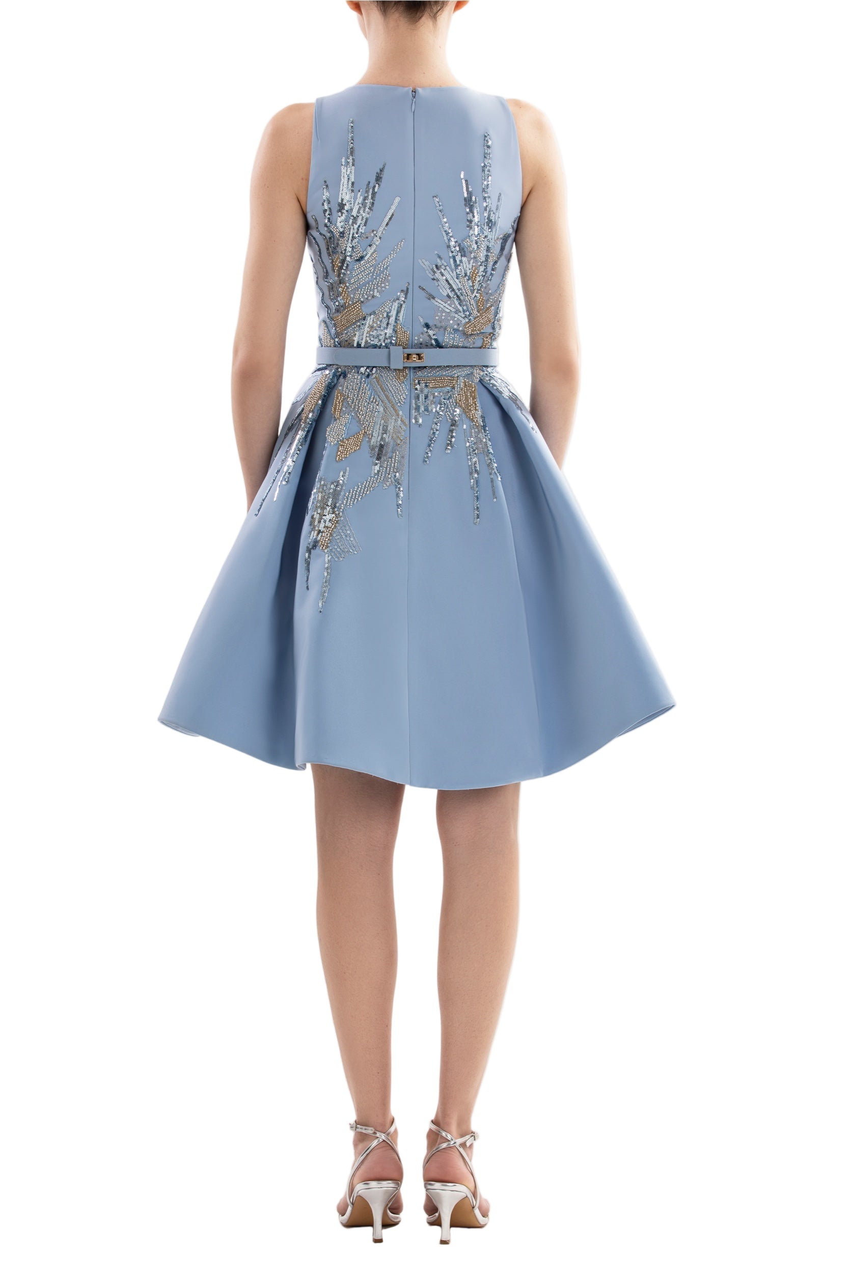 SHORT EMBROIDERED DRESS