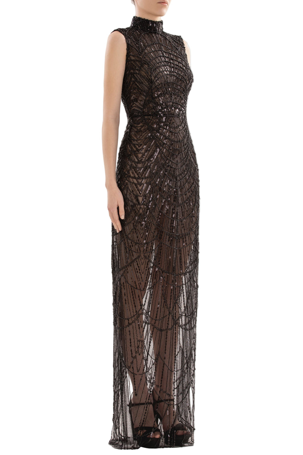 LONG BEADED DRESS