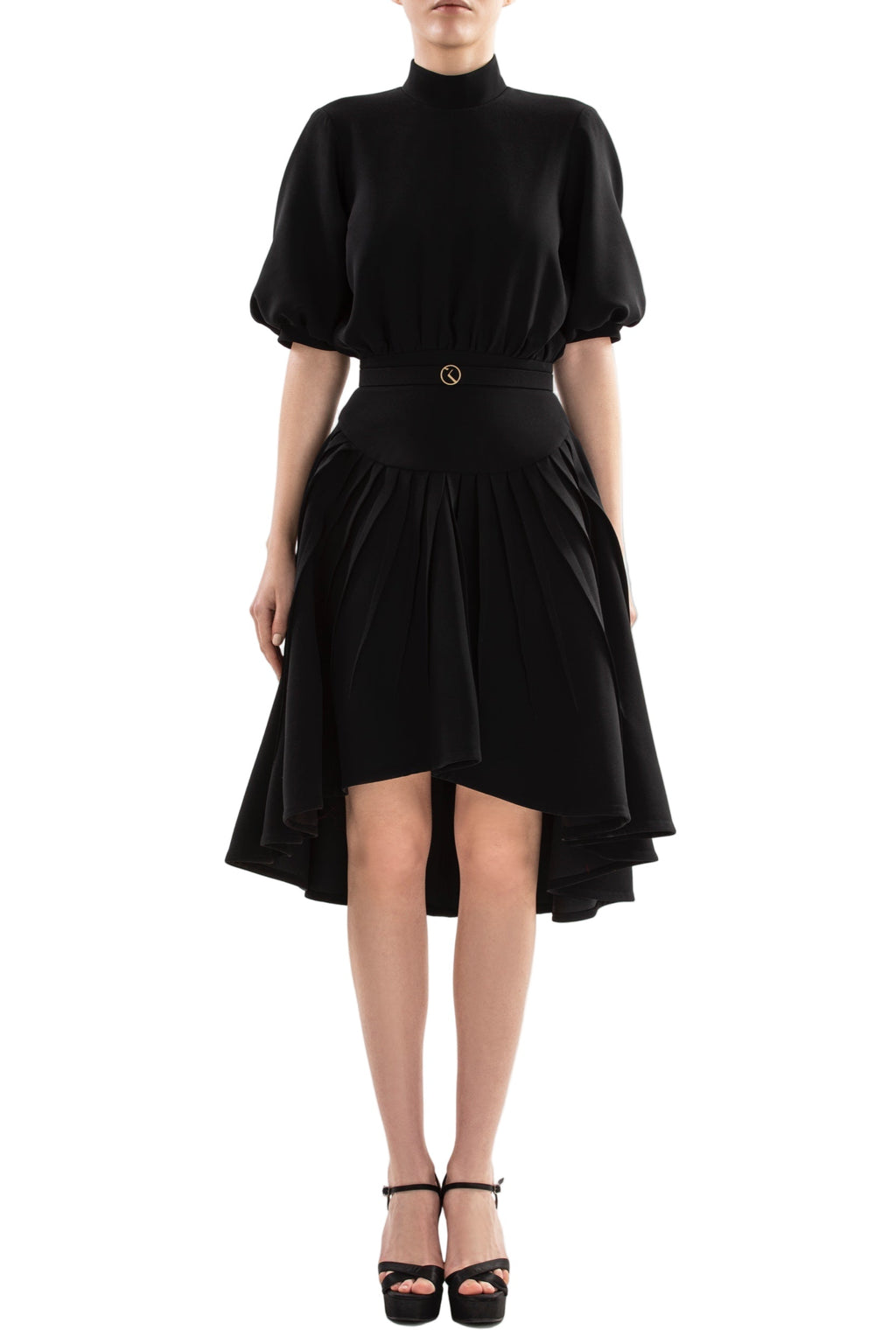 CREPE SHORT DRESS