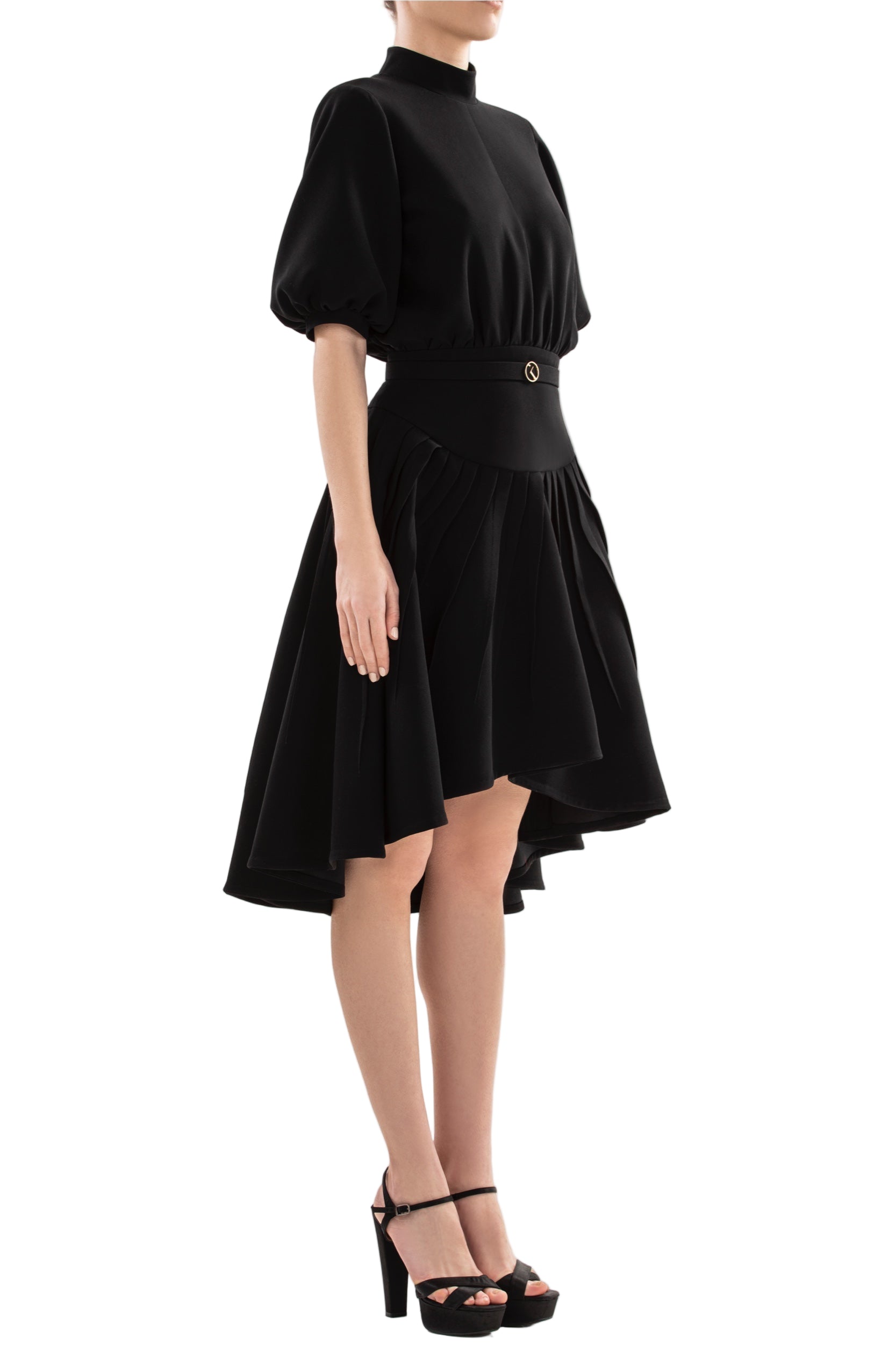 CREPE SHORT DRESS