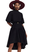 CREPE SHORT DRESS