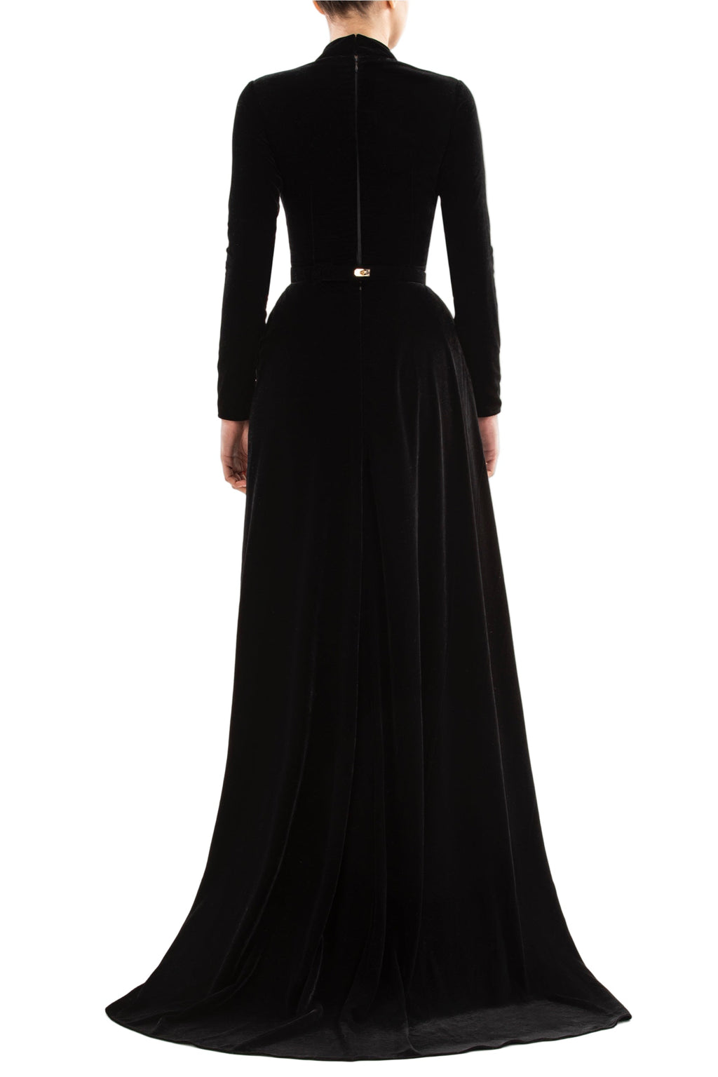 VELVET LONG DRESS