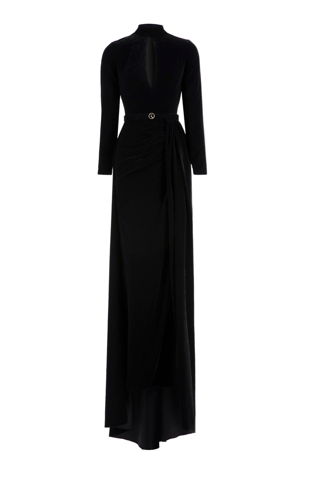 VELVET LONG DRESS
