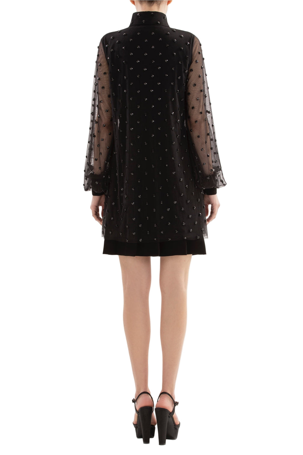 BEADED SHORT DRESS