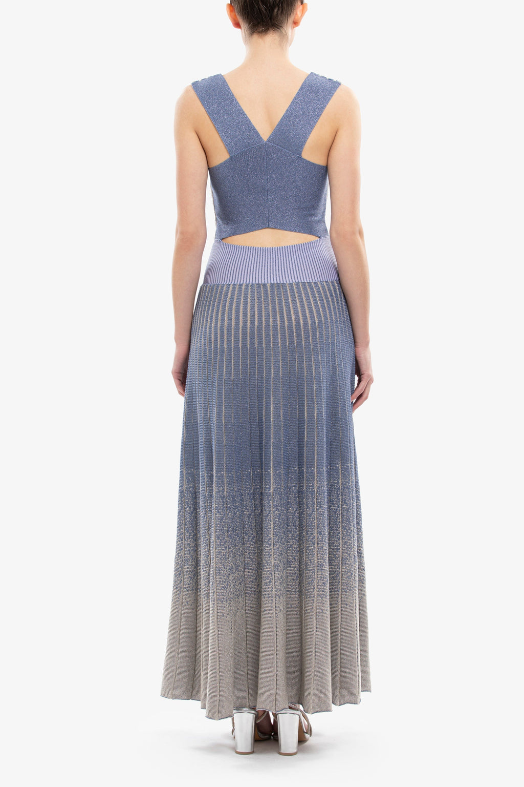 Degrade knitwear dress
