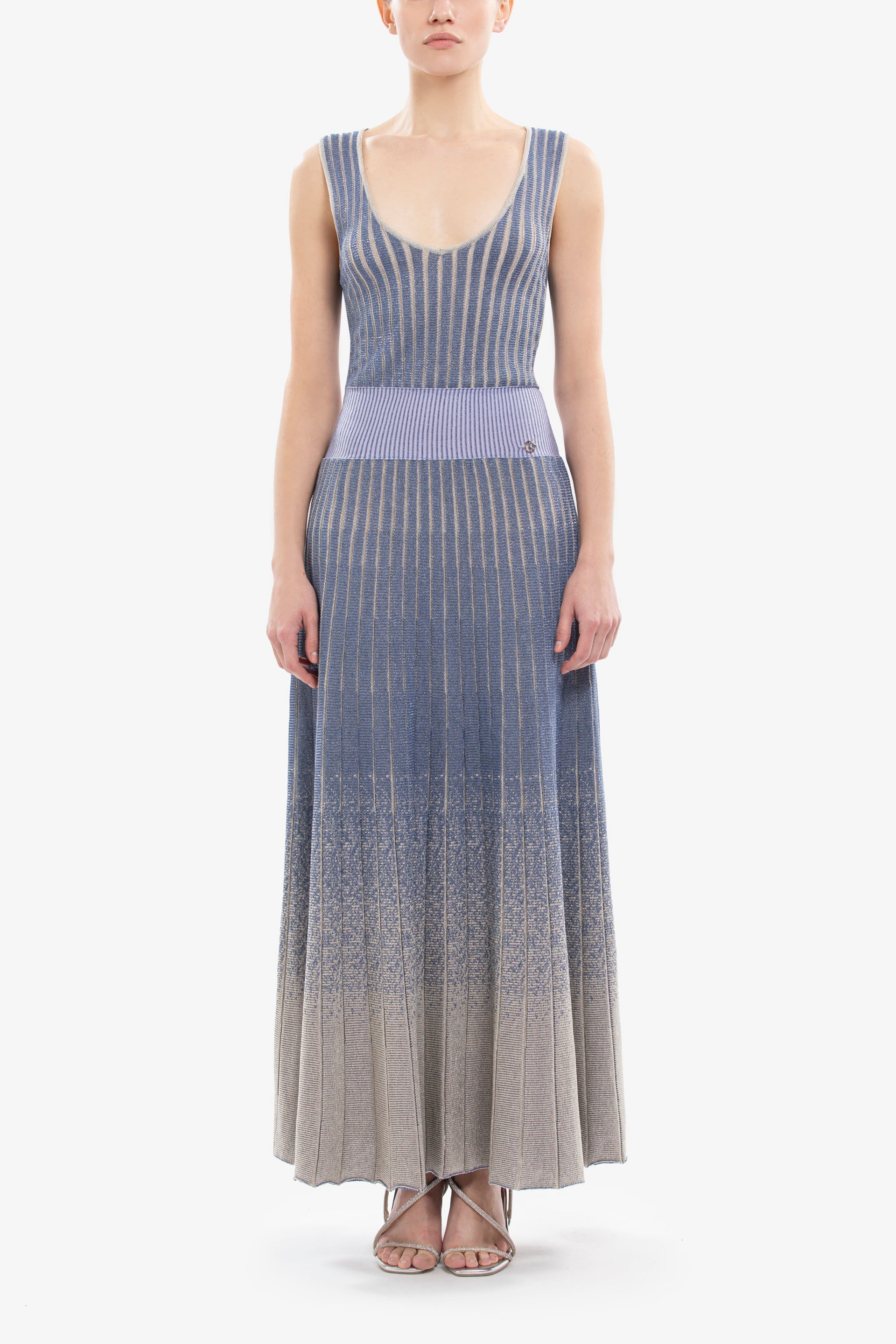Degrade knitwear dress