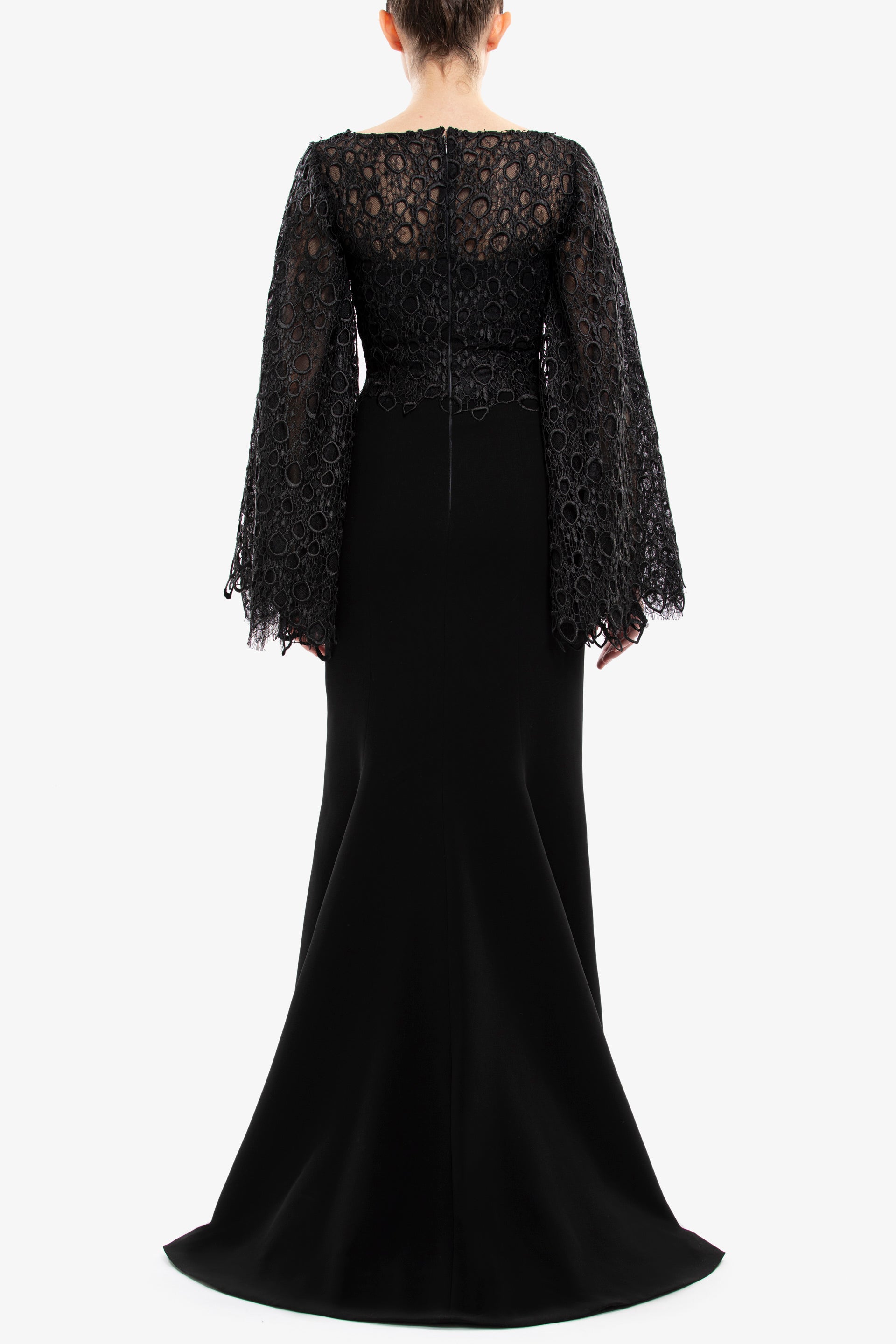 Long guipure dress