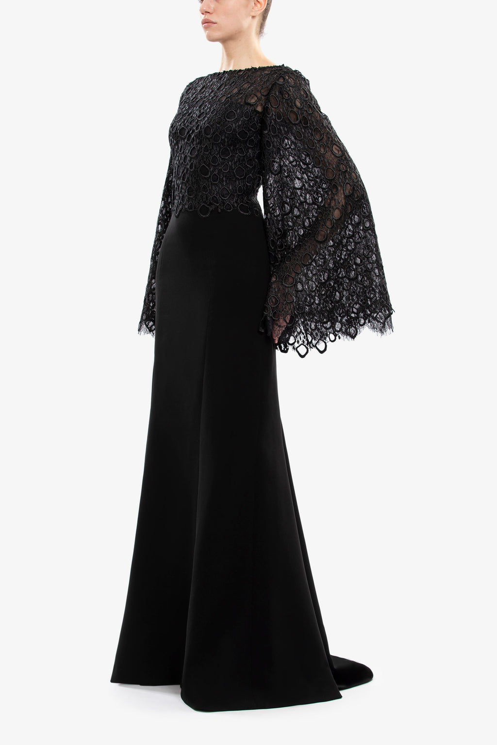 Long guipure dress