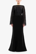 Long guipure dress