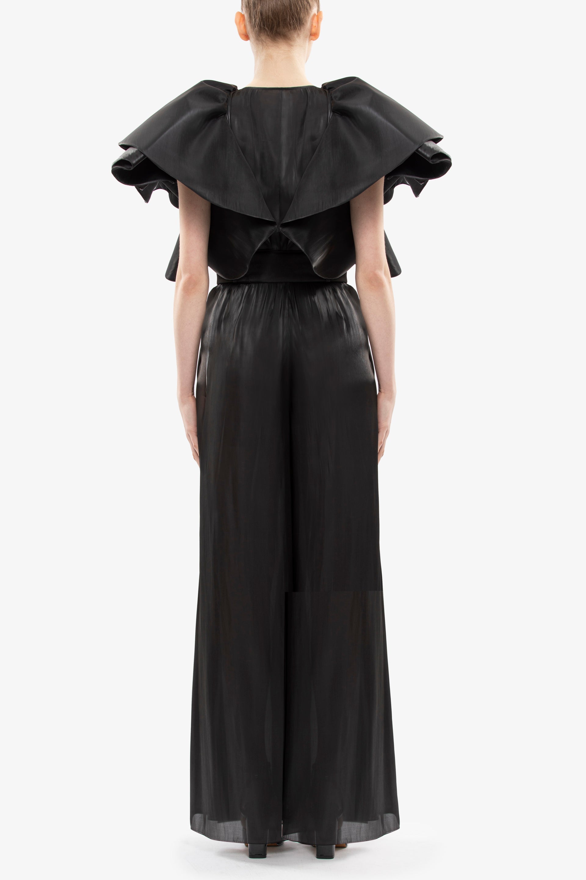 Flowy wide-cut pants