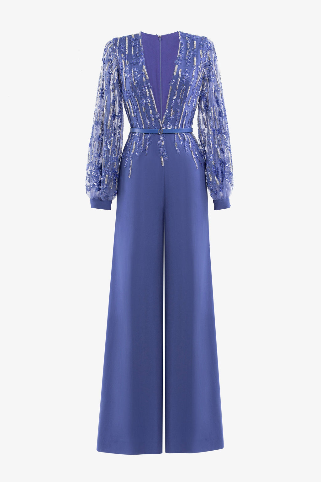 Crepe Beaded Jumpsuit