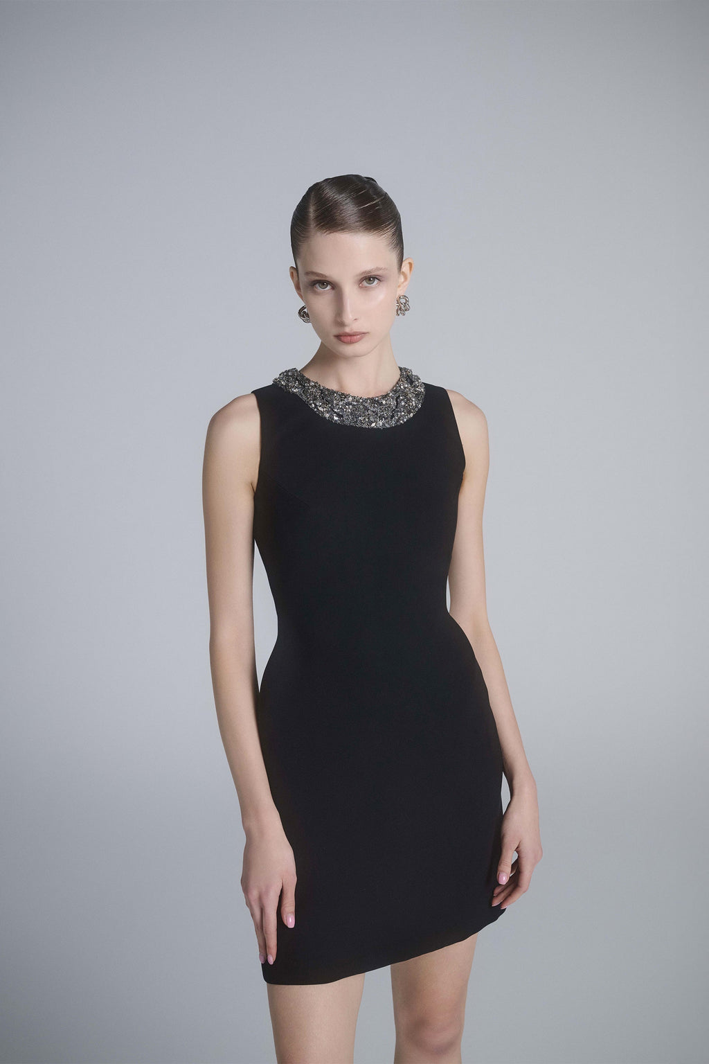 Embellished Mini Dress