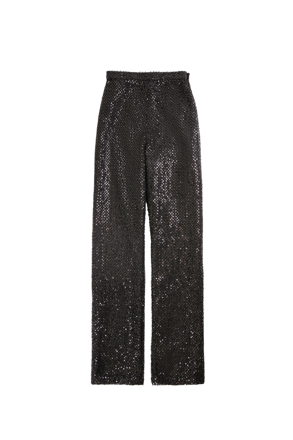 SEQUIN STRAIGHT FIT PANTS