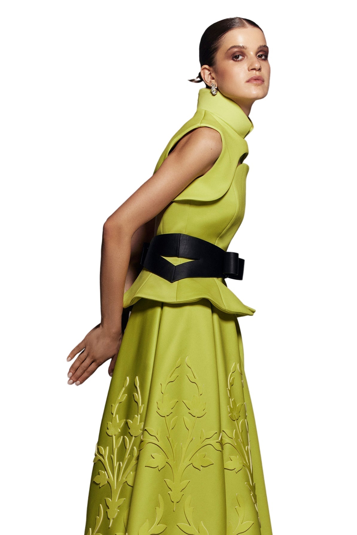 NEOPRENE CORSET WITH DETACHABLE BOLERO