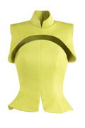 NEOPRENE CORSET WITH DETACHABLE BOLERO