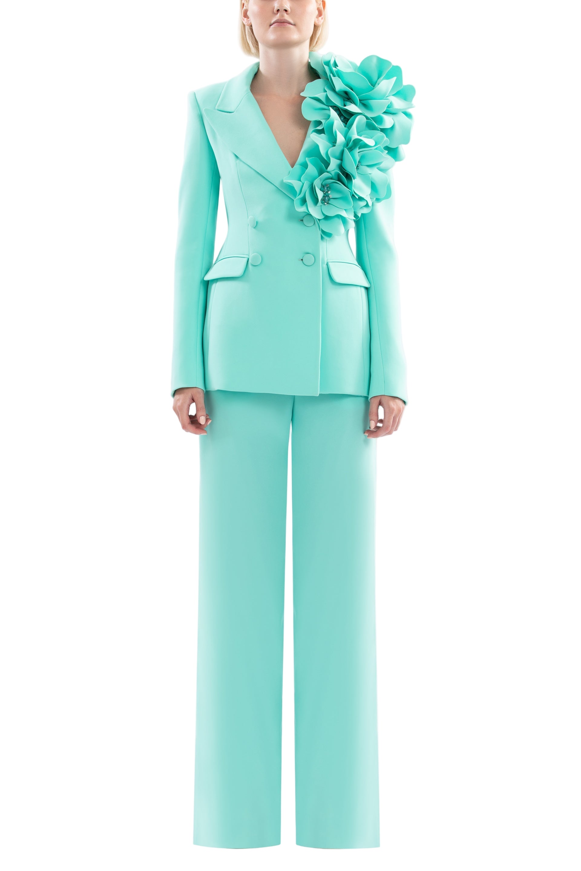 FLORAL TAILORED JACKET
