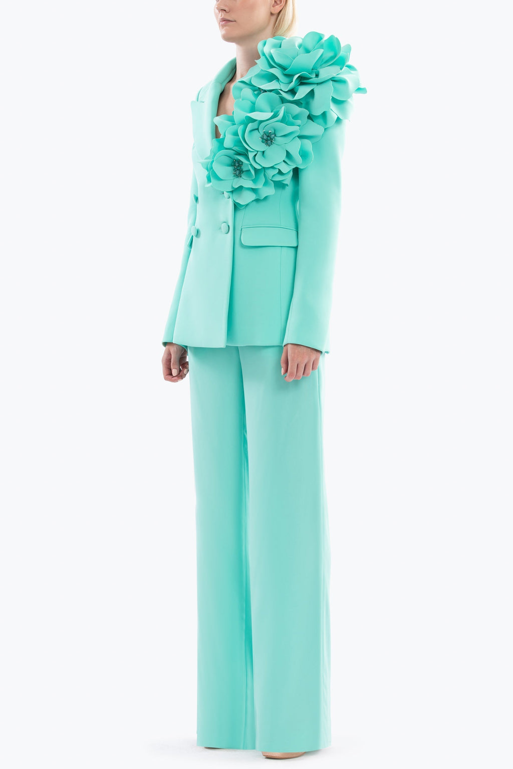 FLORAL TAILORED JACKET