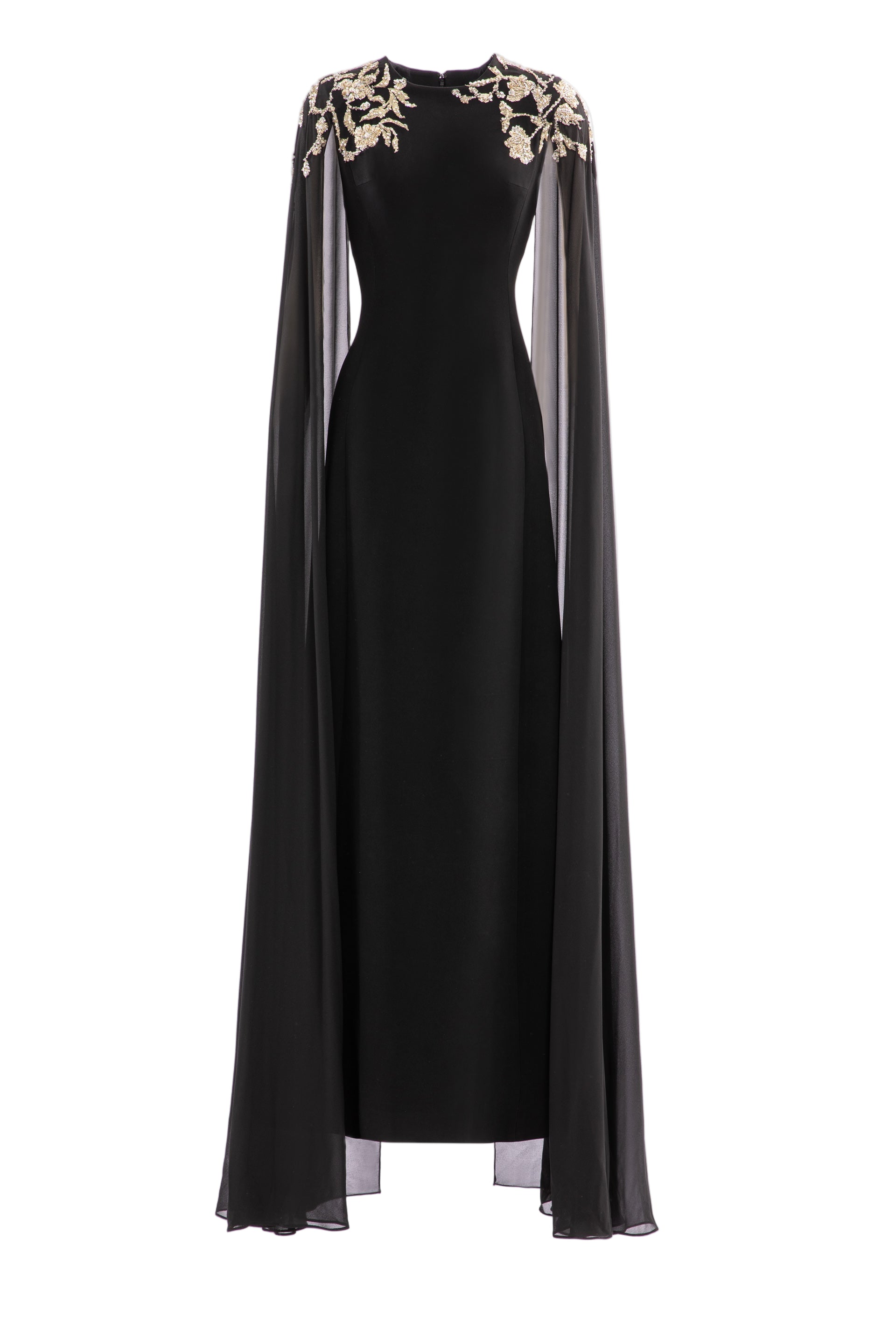 EMBELLISHED CREPE KAFTAN