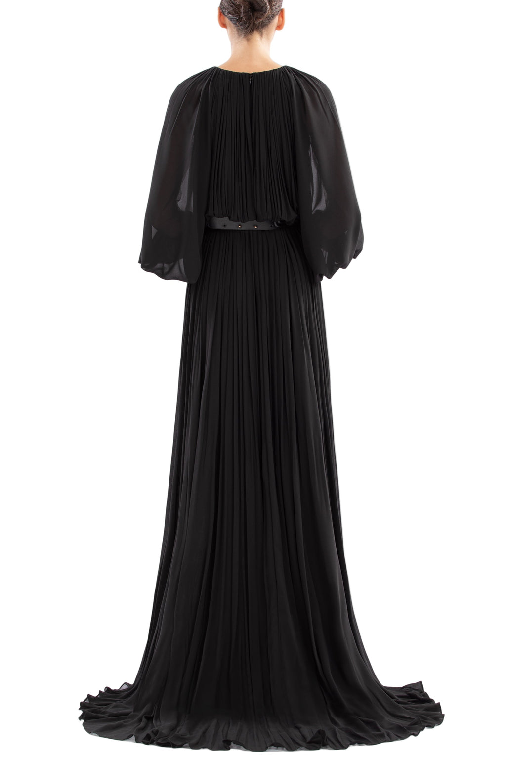 PLEATED LONG DRESS