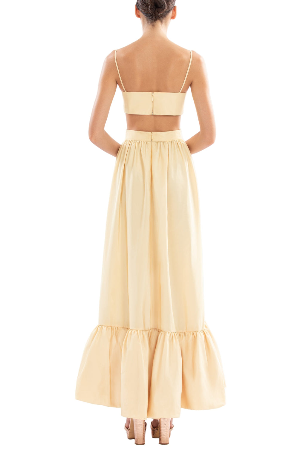 TAFFETA MIDI DRESS