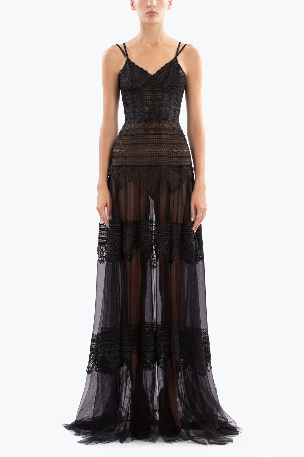 Lace long dress