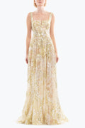 Embroidered long dress