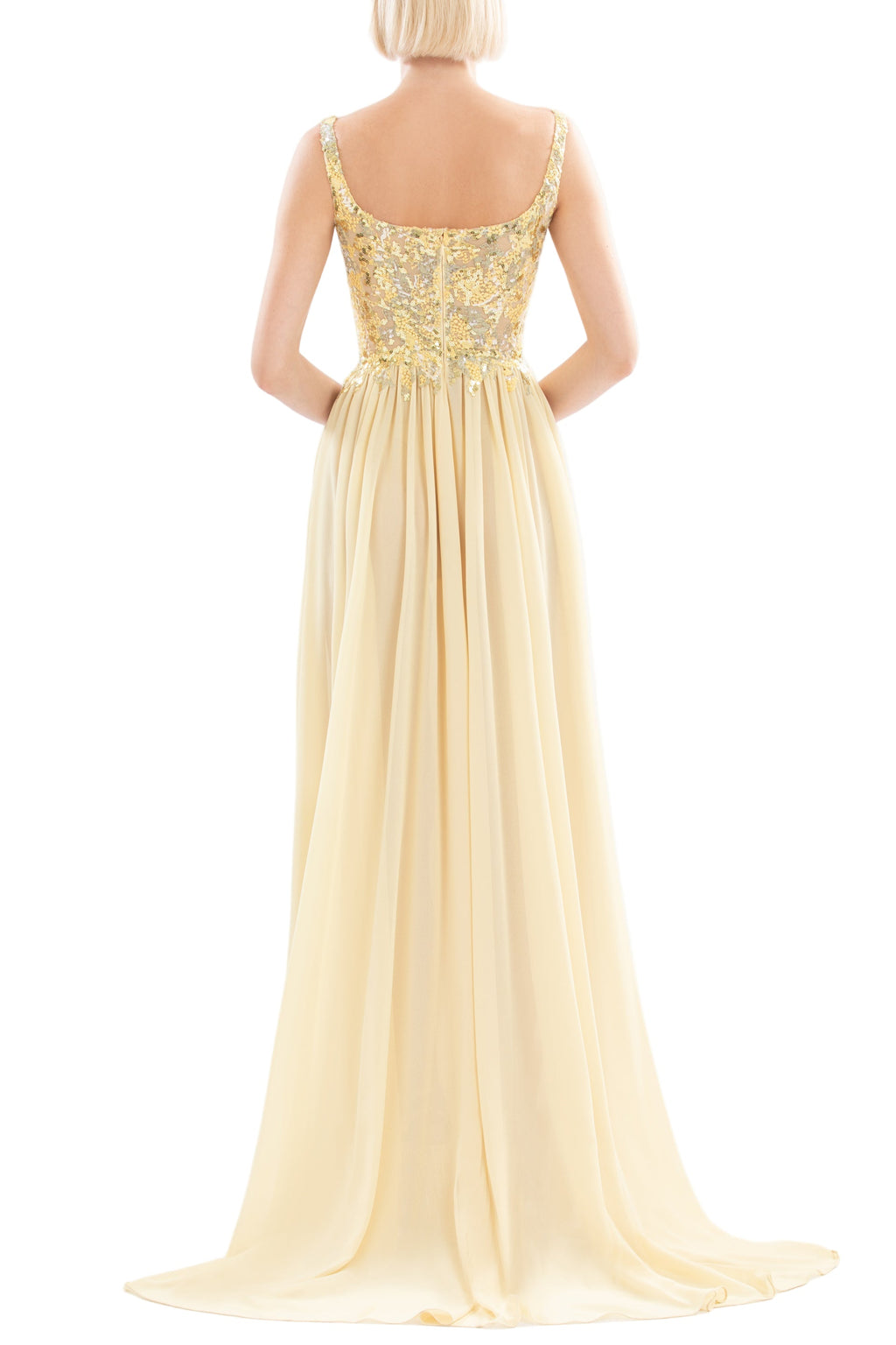 EMBELLISHED LONG DRESS