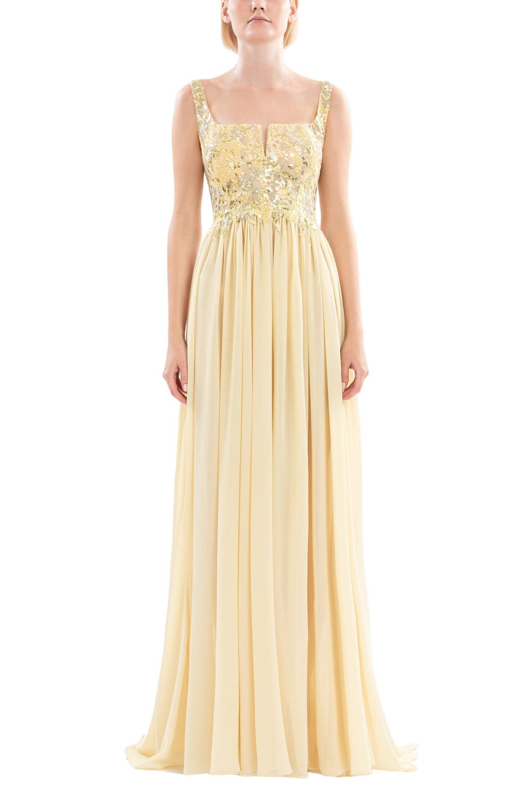 EMBELLISHED LONG DRESS