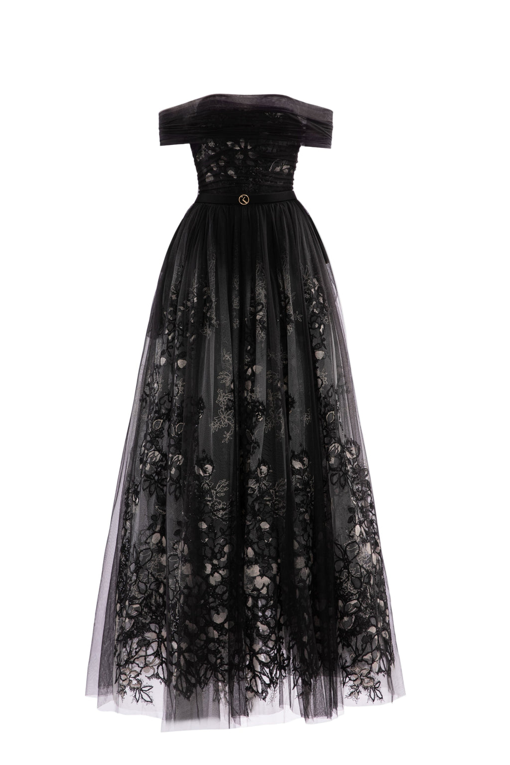TULLE GATHERED DRESS