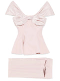 DRAPED BOW SET