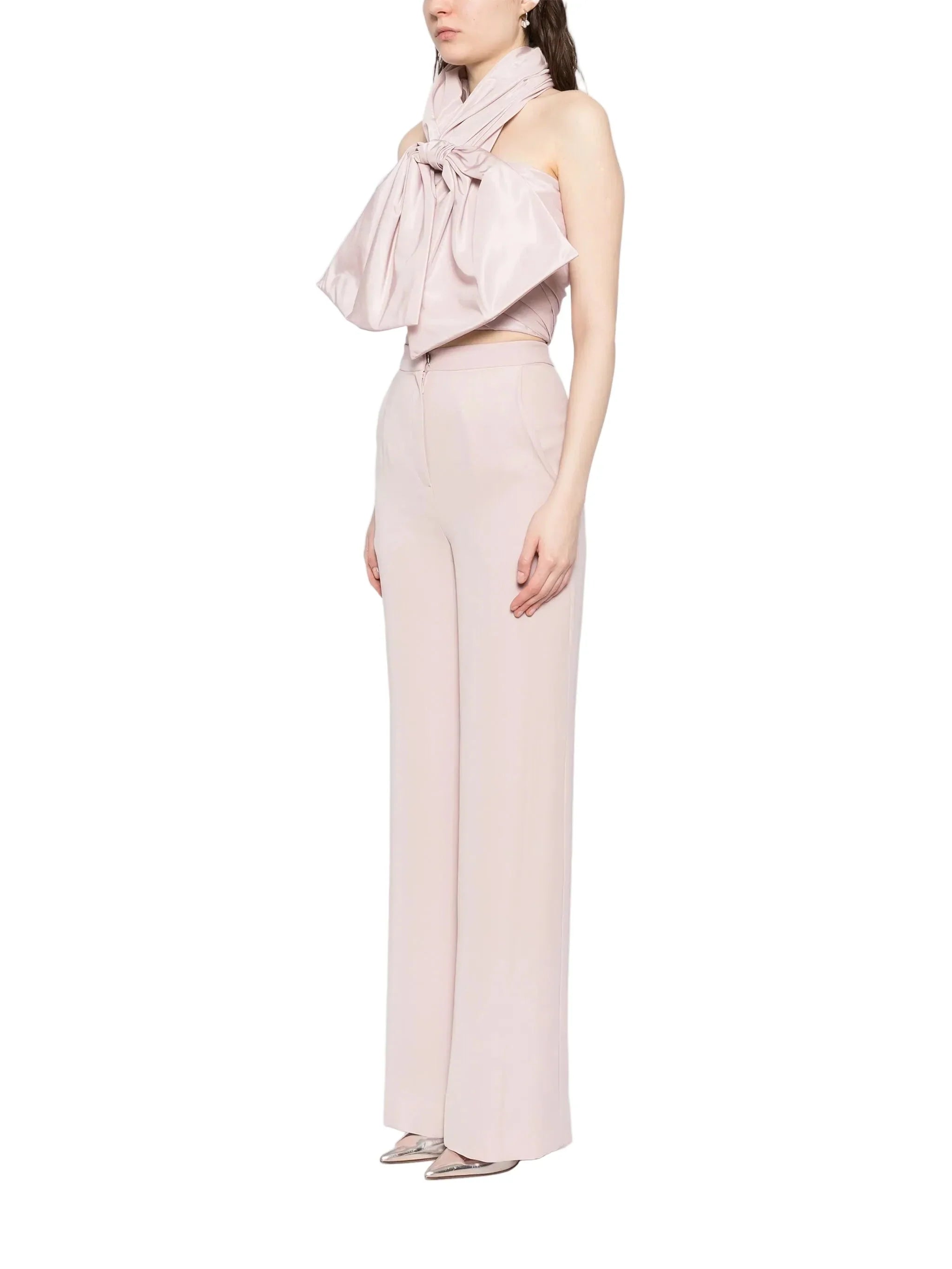 STRAPLESS DRAPED BOW SET
