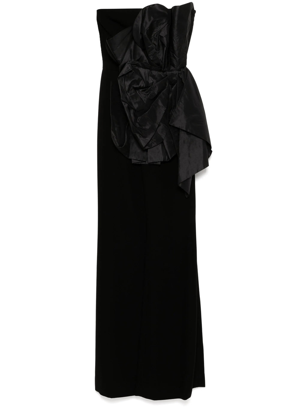 VOLUMINOUS DRAPED MOULAGE JUMPSUIT