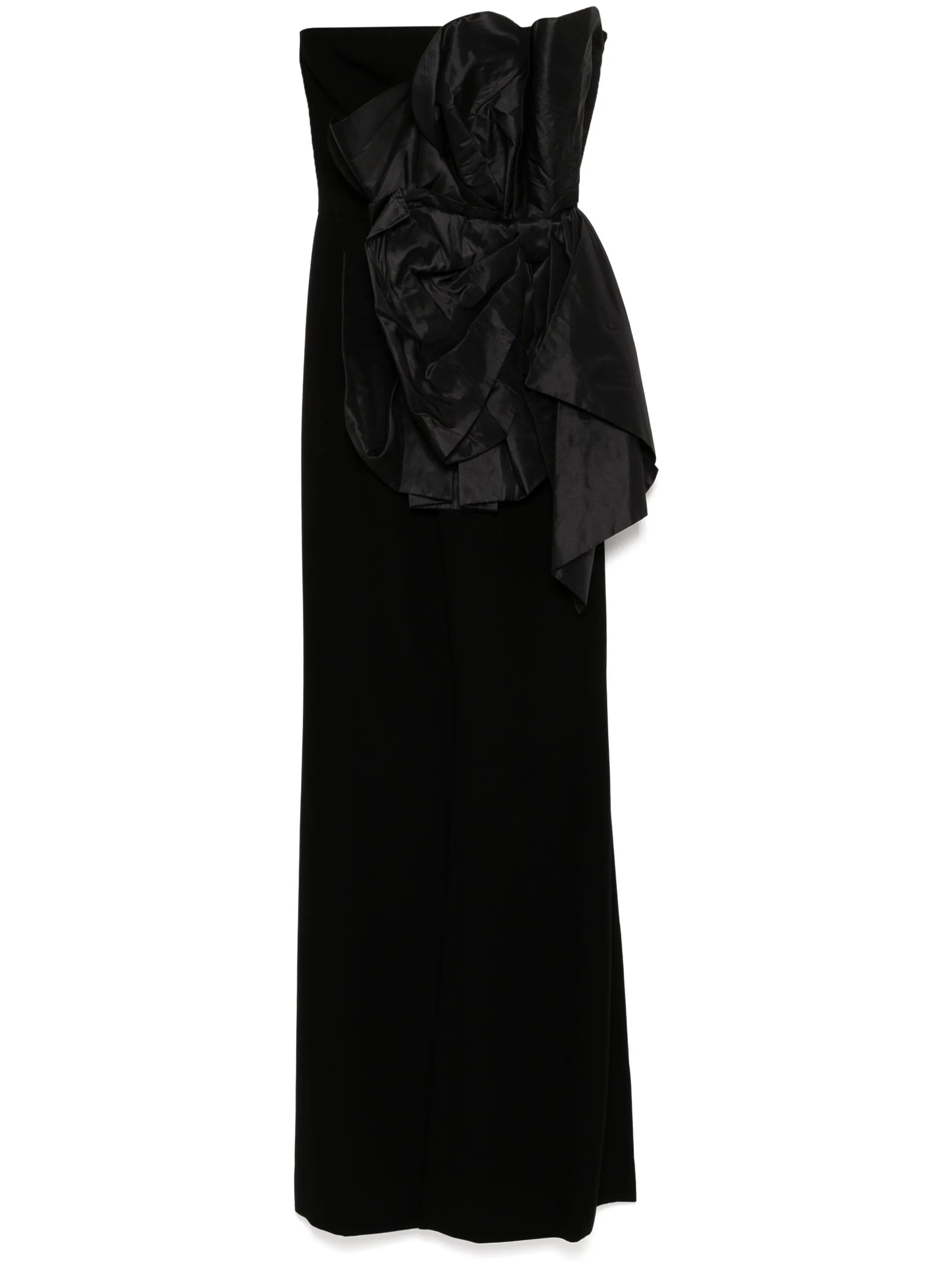 VOLUMINOUS DRAPED MOULAGE JUMPSUIT