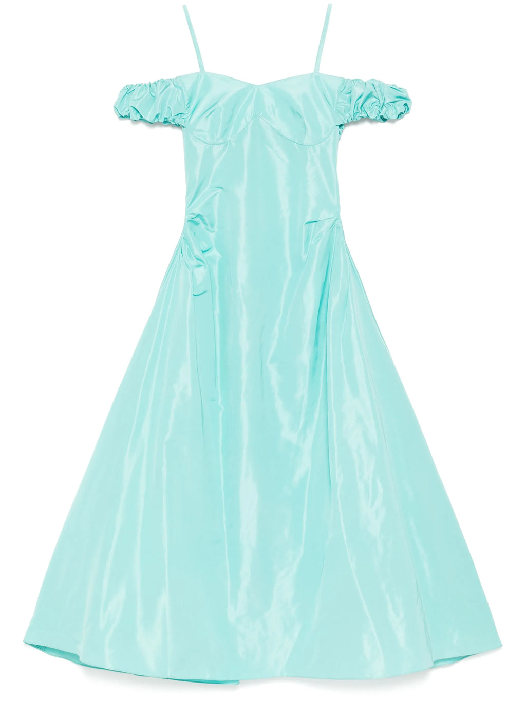 MIDI TAFFETA DRESS