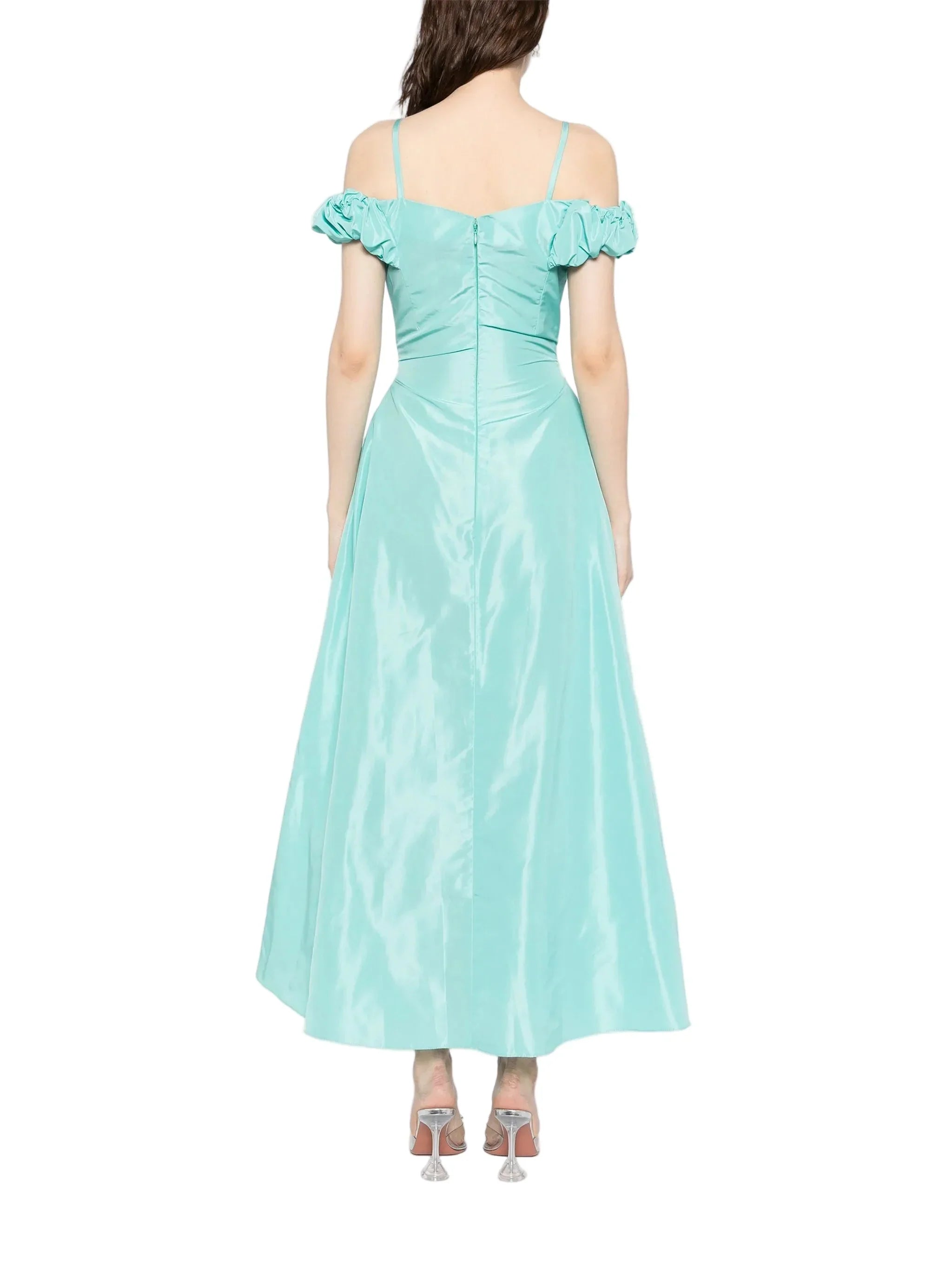 MIDI TAFFETA DRESS