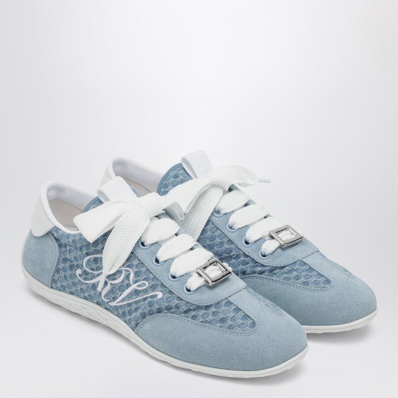 Viv'' Low Sneakers in sky blue
