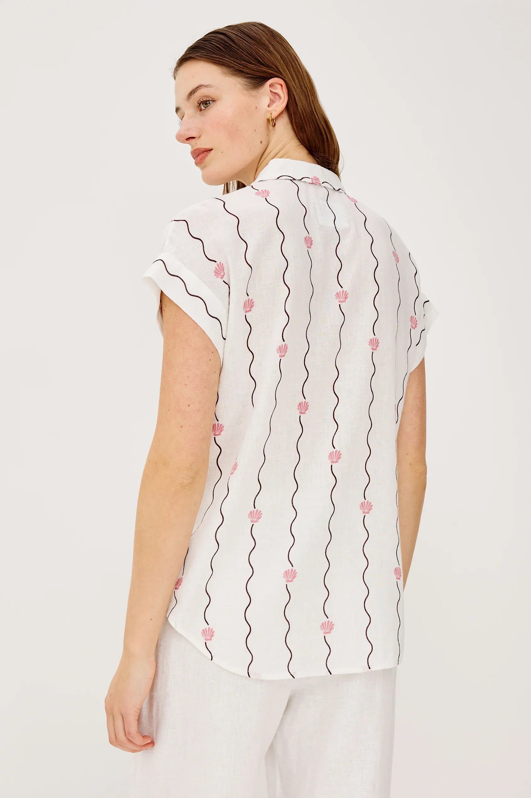 Rails Cito Top in Striped Seashells