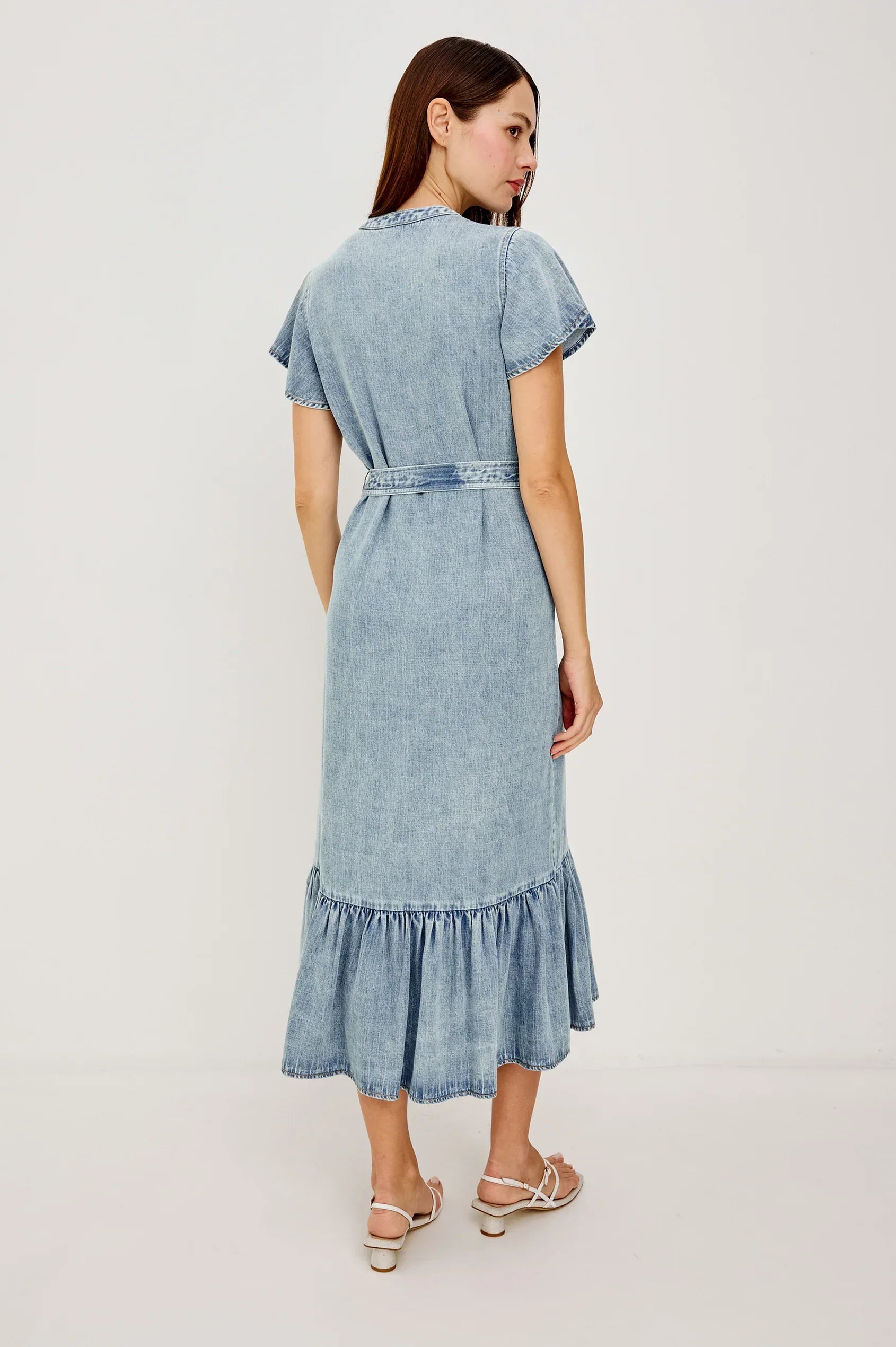 Rails Kahlo Dress in Faded Indigo