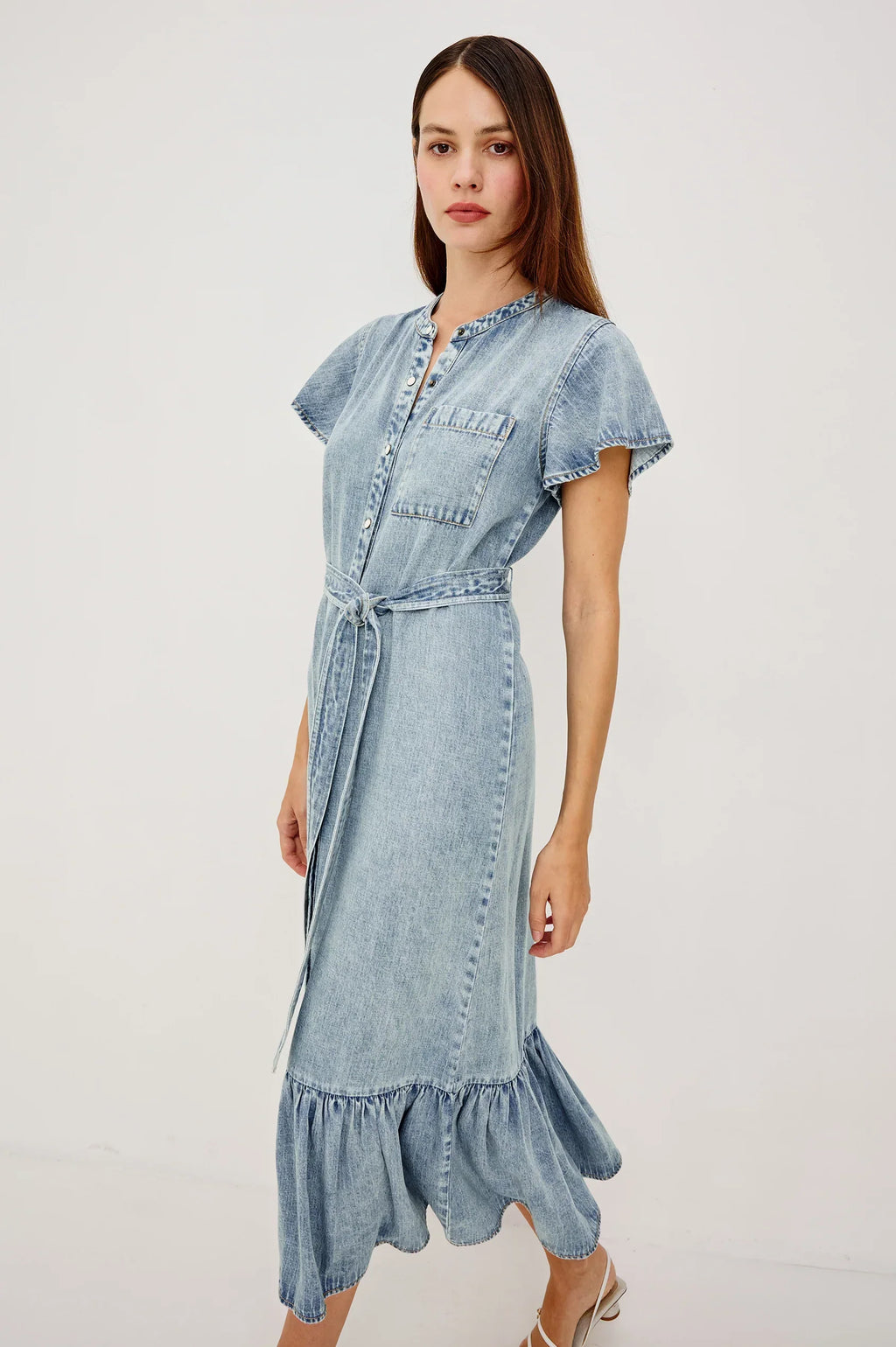 Rails Kahlo Dress in Faded Indigo