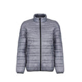 Regatta TRA496 Firedown Down Touch Insulated Work Jacket Grey Marl/Black Large
