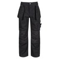 Regatta TRJ335 Hardwear Holster Pocket Kneepad Work Trousers Black 36" Waist / 33" Leg