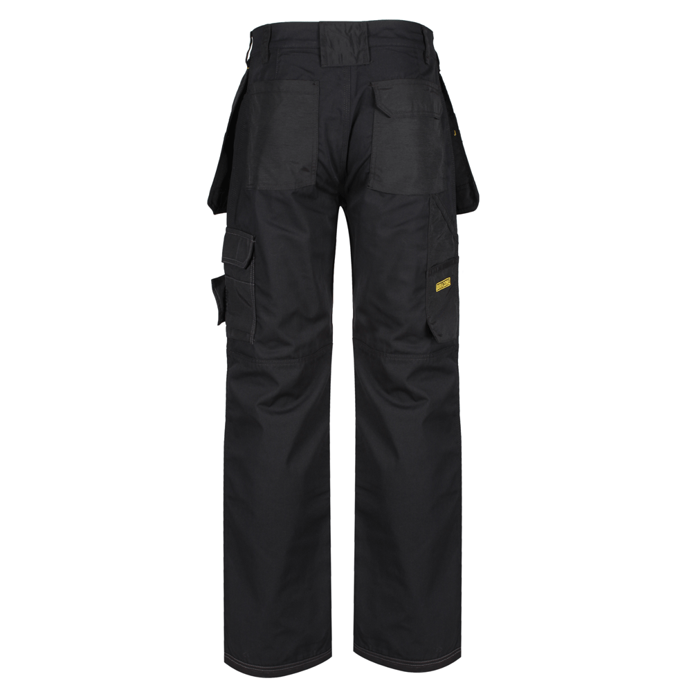Regatta TRJ335 Hardwear Holster Pocket Kneepad Work Trousers Black 36" Waist / 33" Leg