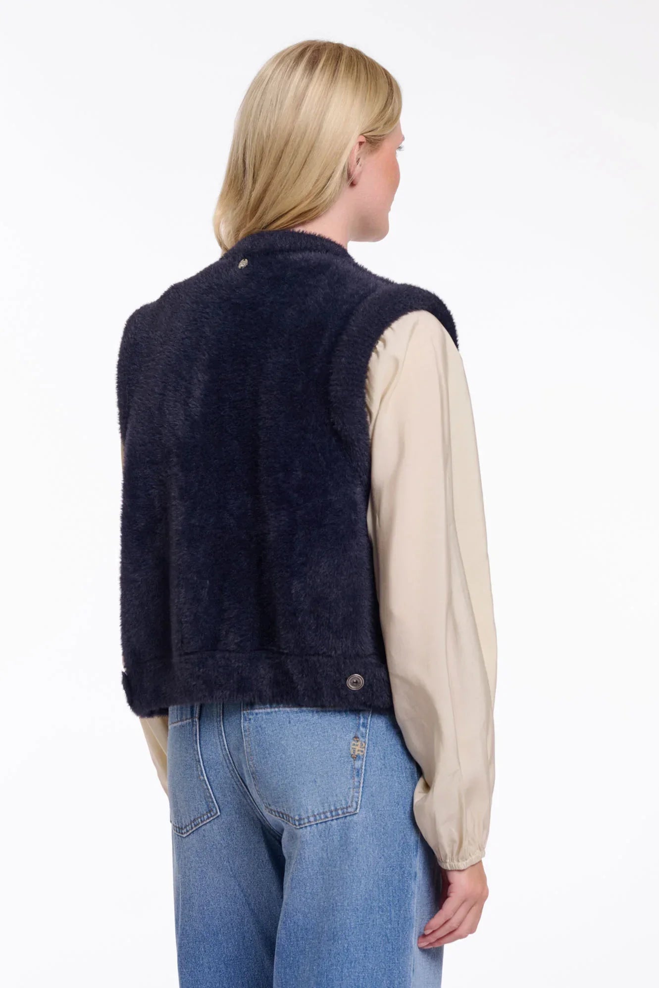 Rino & Pelle Elona Waistcoat in Dark Navy