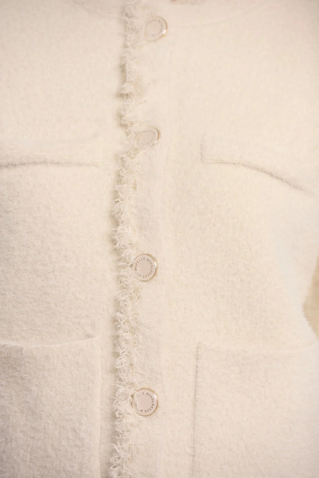 Rino & Pelle Vanna Jacket with Fringe in Birch